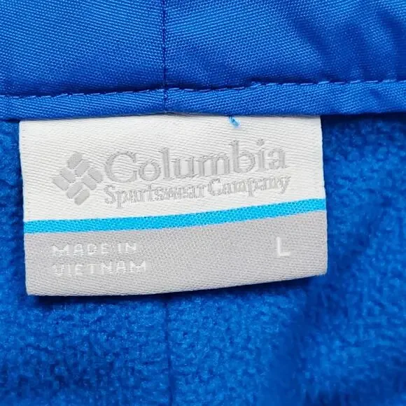 Columbia Ice Slope II Snow Pants Youth Large Blue Insulated Ski Winter Nylon - Picture 12 of 16